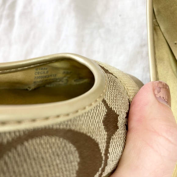 Coach Signature Cecile Ballet Flats - Picture 9 of 16